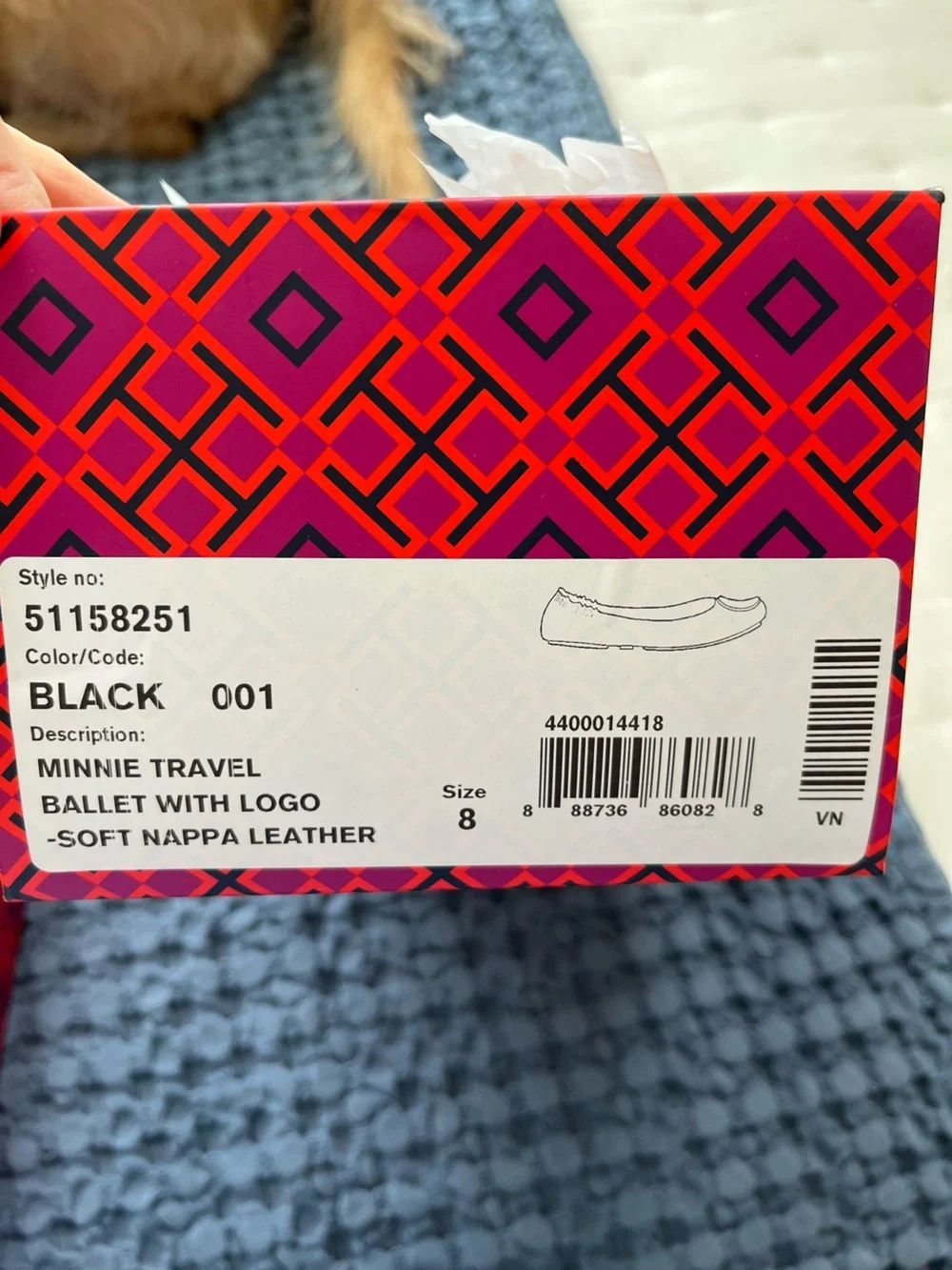 Tory Burch Minnie Travel Ballet Flat